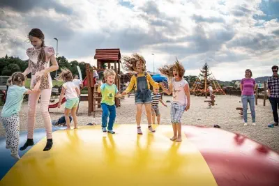 Malá vzduchová trampolína